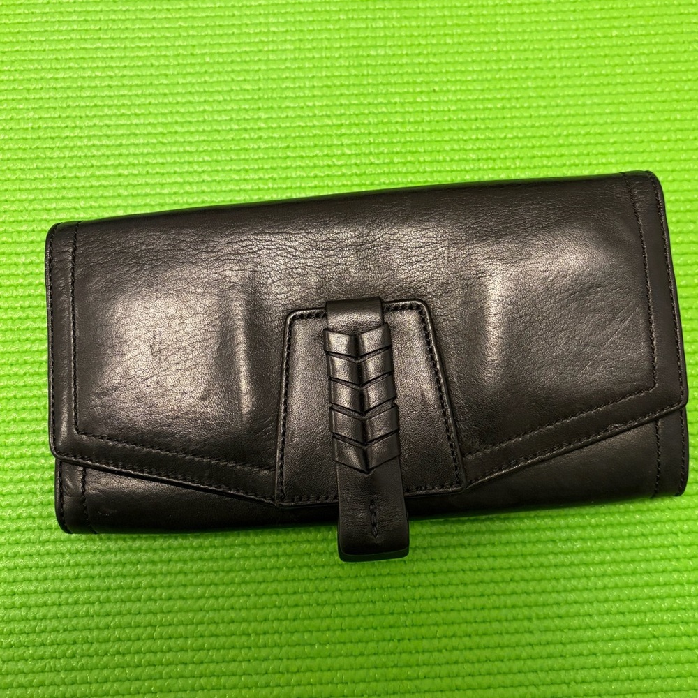 Cole Haan leather wallet black